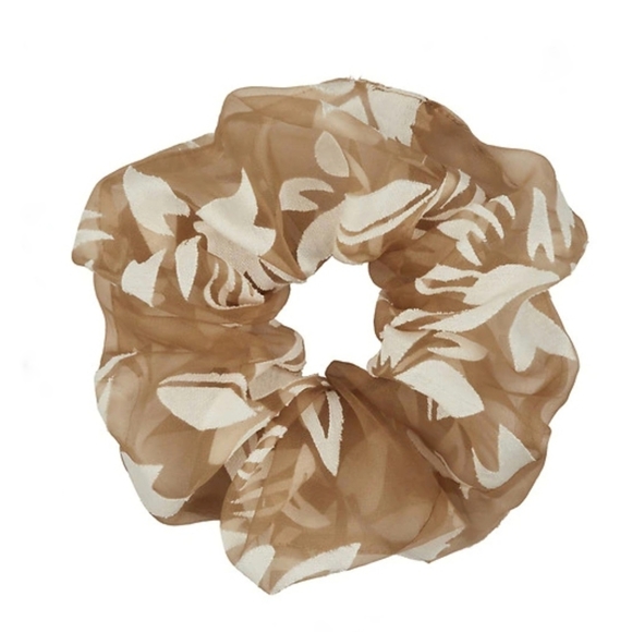 5/$30 💥 Extra Large Floral Organza Jumbo Scrunchie - New With Tags - Picture 4 of 5